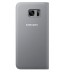 Husa S-View Cover pentru Samsung Galaxy S7 Edge, Silver